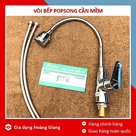 Mua Vòi rửa bát nóng lạnh Pop Song VR6002 cần mềm chính hãng Brasler