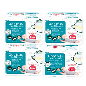 COMBO 4 / Tã /bỉm Cooing Fly To Nature nội địa hàn quốc sz L32