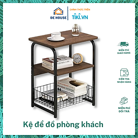 Kệ Để Đồ Phòng Khách, Bàn Góc Trang Trí Cạnh Ghế Sofa Phong Cách Bắc Âu