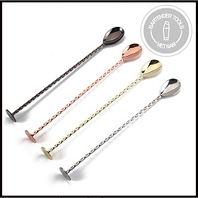 Mua Thìa pha chế inox 1 đầu đồng xu - Bar spoon