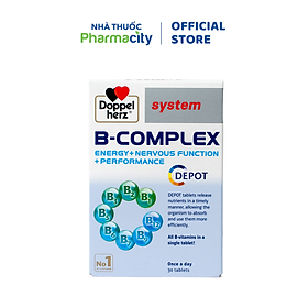 Thực Phẩm Bảo Vệ Sức Khỏe Doppelherz B-complex (Hộp 30 Viên)