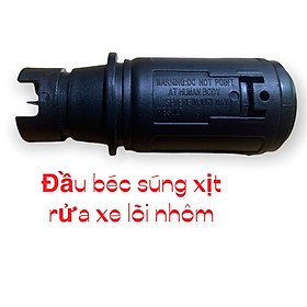 Mua  Freeship Đầu béc súng xịt rửa xe áp lực cao lõi kim loại đầu nối dạng ren gắn được bình tạo bọt tuyết 0.5L BECSUNG