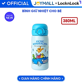 Bình giữ nhiệt LocknLock inox STS316L 380ml cho bé Balloon Friends School Fit Tumbler LHC3384 - Hàng Chính Hãng - JoyMall