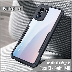 Ốp lưng cho Xiaomi Poco F3 - Redmi K40 chống sốc trong viền nhựa dẻo XunDD - Hàng nhập khẩu