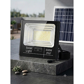 Đèn năng lượng mặt trời 300W ( ánh sáng 3 màu )