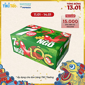 Thùng 24 Lon Nước Ngọt Có Gas 7Up (245ml/lon)