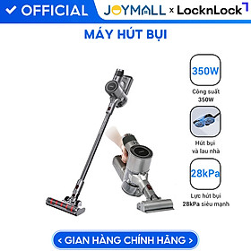 Mua Máy hút bụi không dây Lock&lock ENV356GRY đa năng cầm tay 3 trong 1 (lau sàn  hút bụi  hút bụi giường nệm)  động cơ BLDC - Hàng chính hãng