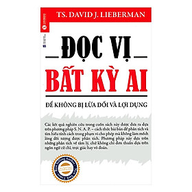 Hình ảnh Sách - Đọc Vị Bất Kỳ Ai - Để Không Bị Lừa Dối Và Lợi Dụng (TH) -mk