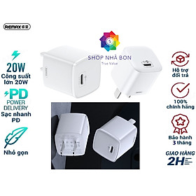 Mua Củ sạc mini chuẩn PD 20W Remax RP-U75 - Hàng chính hãng