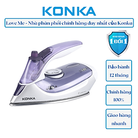 Mua Bàn Ủi Hơi Nước Và Ủi Khô Đế Thép Không Gỉ Chống Dính 1100W KONKA KG-ES02 (WE)