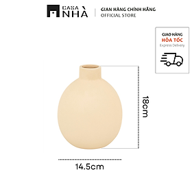 Mua Bình gốm trang trí  bình cắm hoa tối giản hiện đại - Bình NODA nhiều kích cỡ