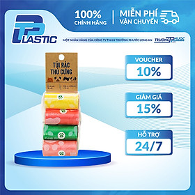 Túi PP Nhựa - Túi Rác Cho Thú Cưng TP Plastic, 15 Cái/Cuộn