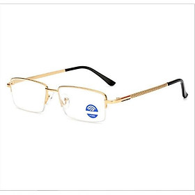 Kính lão thị viễn thị trung niên titan cao cấp màu gold sang trọng cực sáng và rõ HTTPKV5PPK