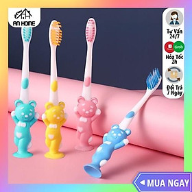 Mua Set 4 Bàn Chải Hình Thú ANHOME Có Đế Hít Xuất Nhật Cho Bé