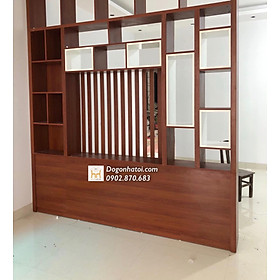 Mua Kệ Tivi Kèm Vách Ngăn Phòng Khách Đẹp 2m2 X 2m2 - TR628 (2.200k/m2)