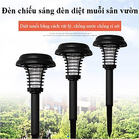 Bộ 3 Đèn chiếu sáng đèn diệt muỗi sân vườn