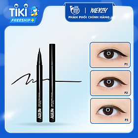 Bút kẻ mắt nước chống trôi cao cấp Hàn Quốc Merzy Another Me The First Pen Eyeliner - P1 - OREO - Thế Giới Skin Food Sto