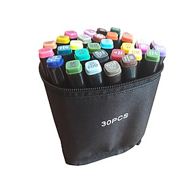Bộ Bút tô màu Marker Touch 30/36/40/60/80 cao cấp kèm túi vải