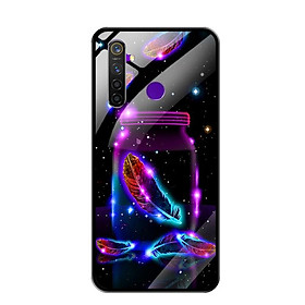 Ốp Lưng Kính Cường Lực cho Điện thoại Realme 5 Pro - 0433 LONGVU03 - Hàng Chính Hãng