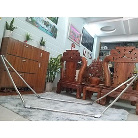 Mua KHUNG VÕNG XẾP INOX CAO CẤP THẾ HỆ MỚI LT01 - HIỆU LÂM TÙNG ỐNG  LỚN PHI 32 DÀY 1 4 LY