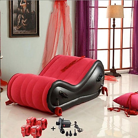 Mua Ghế Hơi Tình Yêu Có Tay Cầm Êm Ái Chịu Lực Tốt Melody Marks (Full Option) tặng máy bơm điện 220V