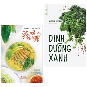 Download sách Combo 2 cuốn sách dậy nấu ăn rất tốt cho sức khỏe: Dinh Dưỡng Xanh + Xì Xà Xì Xụp ( Tặng kèm Bookmark Happy Life)