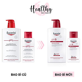 Sữa Tắm Dành Cho Da Nhạy Cảm Eucerin pH5 1000ml TẶNG Sữa tắm cho da nhạy cảm pH5 200ml