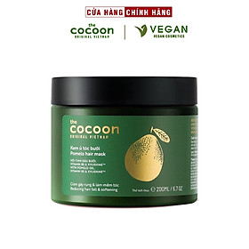 Kem ủ tóc bưởi Cocoon giảm gãy rụng, làm mềm tóc 200ml thuần chay