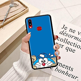 Ốp lưng điện thoại Samsung Galaxy A10S viền silicon dẻo TPU  hình Doremon Nhảy Múa - Hàng chính hãng