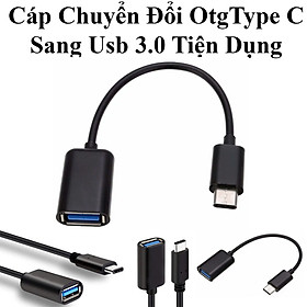 Mua Cáp Chuyển Đổi Otg Usb Ra Type-C 3.0 Dây Dài 8.5Cm Tiện Dụng