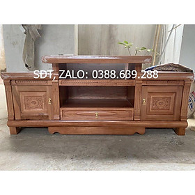 kệ tivi gỗ xoan đào dài 1m6
