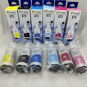 Mua Mực Prospect 673 dùng máy in Epson L805/ L1800/ L800/ L850 trọng lượng 70ml - Hàng chính hãng