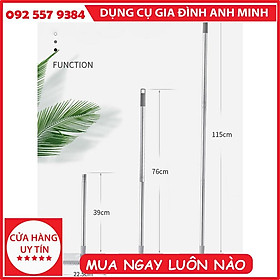 Cây chổi lau quét chà gạt nước sàn nhà thông minh phòng tắm 2 đầu đa năng cán inox - chổi gạt nước - chổi quyét sàn nhà