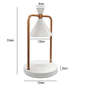 Đèn đốt nến thơm, xông tinh dầu phong cách Bắc Âu
