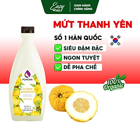 Mứt Thanh Yên Pomona Citron Smoothie Nguyên Liệu Pha Chế Hàn Quốc Chai 2kg