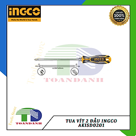 Tua vít 2 đầu ingco akisd0201