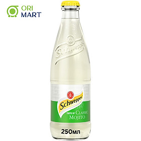 Schweppes Taste of Classic Mojito 250ml - Nước ngọt có ga vị cocktail cổ điển SCHWEPPES 250ml