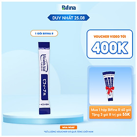 Lẻ 1 Gói Bifina Nhật Bản loại R - Bổ sung lợi khuẩn -Giúp người gầy tăng cân