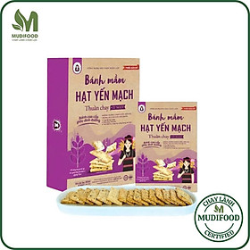 Bánh Mầm Hạt Yến Mạch Bh.Nong Hộp 150g/300g - Dinh Dưỡng Ăn Chay, Ăn Vặt Healthy, Ăn Dặm, Bữa Phụ, Bữa Sáng