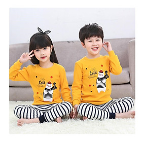Sét bộ mặc ở nhà cho bé gái và bé trai hình ông già tuyết siêu ngộ nghĩnh