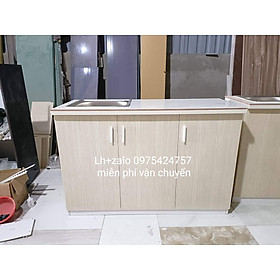 Mua Tủ bếp sẵn bồn đôi mặt gạch Nhựa đài loan