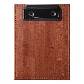 Bìa thanh toán Urimenu có kẹp 10x14cm màu Nâu