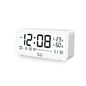Mua Nhiệt Ẩm Kế Điện Tử Đa Năng Trong Nhà Kiêm Đồng Hồ Báo Thức Cho Bé Senmax 1 – FB8826WS