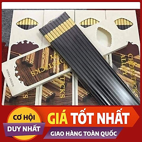 Đũa Mạ Vàng, Bộ 10 Đôi Đũa Mạ Vàng Xuất Nhật Cao Cấp, Bền Đẹp, Sang Trọng Tiện Dụng