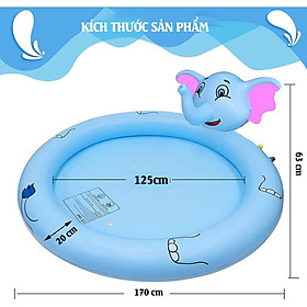 Mua Bể Bơi Nhựa Bơm Hơi Voi Phun Nước Ngoài Trời Giá Rẻ 1m7 Cho Bé - SmartHome Toys