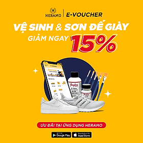 HCM [E-Voucher] Giảm 15% Combo Vệ Sinh + Sơn Đế Giày Sneaker, Giày Thể Thao Bị Ố Vàng - giao nhận tận nơi tại ứng dụng HERAMO