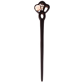 Vintage Wooden Chopstick Hair Stick Pin Wood Women Hair Accessories  Pink