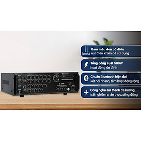 Mua Amply Karaoke Bluetooth Công Suất Lớn 500W Zenbos Z2600  8 Sò(Hàng Chính Hãng)