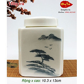 Mua Hũ đựng trà sứ HTS51