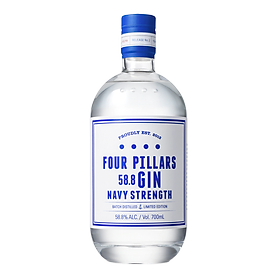 Rượu Four Pillars Navy Strength Gin 58.8% 1x0.7L